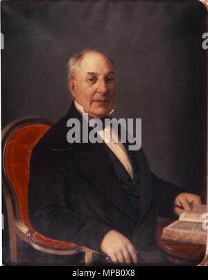 John Graham   circa 1851.   917 Brooklyn Museum - John Graham - Charles Christian Heinrich Nahl Stock Photo