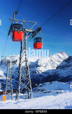 Cable Car Station On Mannlichen Peak Near Wengen Grindelwald And cable-car-station-on-mannlichen-peak-near-wengen-grindelwald-and