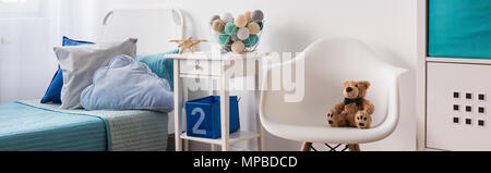 Beautiful and cute toys in a child's room Stock Photo