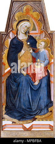 924 Niccolò di Buonaccorso - Madonna and Child, 1387 Stock Photo