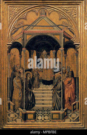 924 Niccolò Di Buonaccorso - Presentation of the Virgin at the Temple - WGA16547 Stock Photo