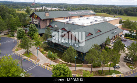 Bass Pro Shops Outdoor World front exterior entrance of the mega sized  camping, hunting, fishing, and boating store or business in Prattville  Alabama Stock Photo - Alamy