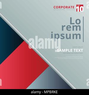 Abstract geometric layout minimal style background. Vector illustration Stock Vector