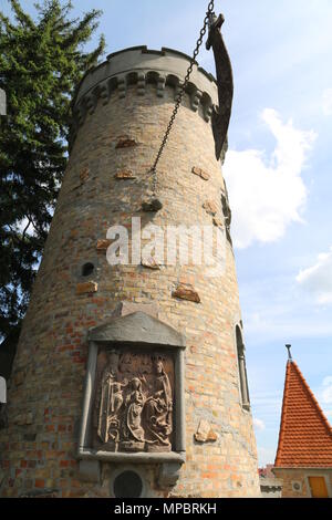 The front view of the Castle of Bory at Székesfehérvár, Hungary Stock Photo