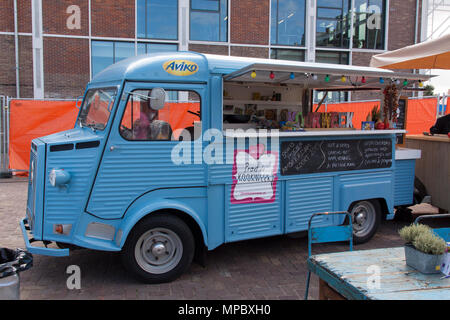 Amsterdam , Netherlands-july 31, 2015: Citroen HY food truck at a festival in Amsterdam Stock Photo