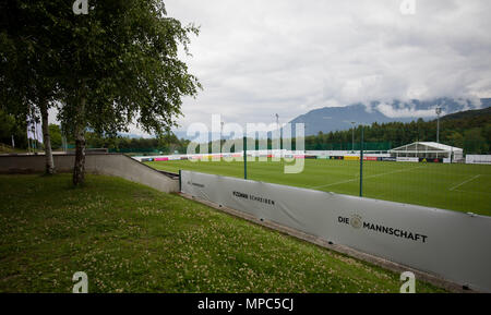 22 May 2018, Italy, Eppan: The great training field on the training grounds at the sport centre Rungg. The German soccer national team will prepare for the World Cup 2018 in Russia at their training camp near Bozen from 23 May to 07 June 2018. Photo: Christian Charisius/dpa Stock Photo