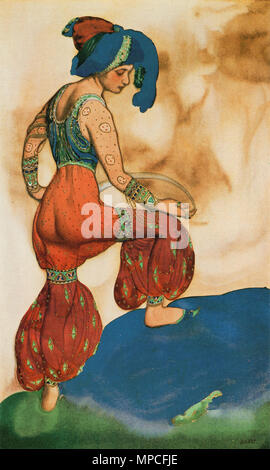 Bakst Leon - Scheherazade - La Sultane Rouge Stock Photo