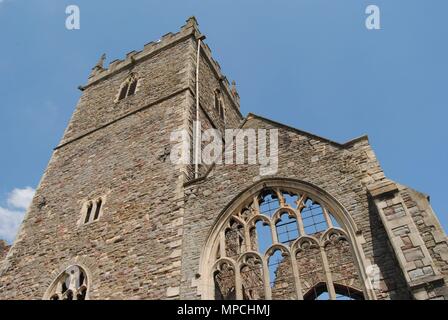 St Peter's Church, Castle Park, Bristol Stock Photo