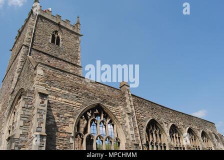 St Peter's Church, Castle Park, Bristol Stock Photo