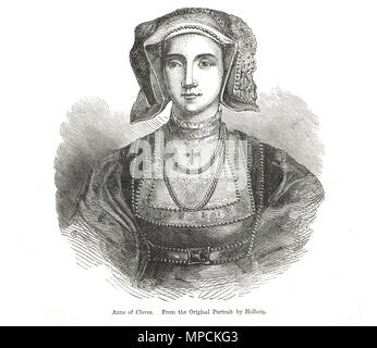 Anne of Cleves, fourth wife of King Henry VIII Stock Photo