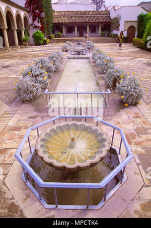 Courtyard. Viana Palace, Cordoba, Andalucia, Spain. Stock Photo