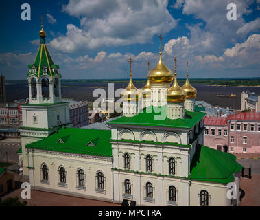 Exterior view to Church of St. John the Baptist at Nizhny Novgorod, Russia Stock Photo