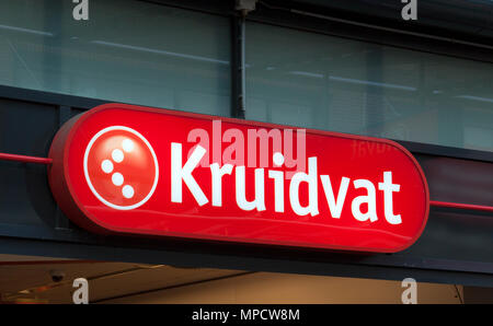 the hague, Netherlands-october 8, 2015: Kruidvat drugstore in the center of the Hague Stock Photo