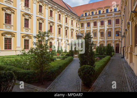 Wroclaw the baroque building of the philological faculty. former Jesuit college Wroclaw Stock Photo