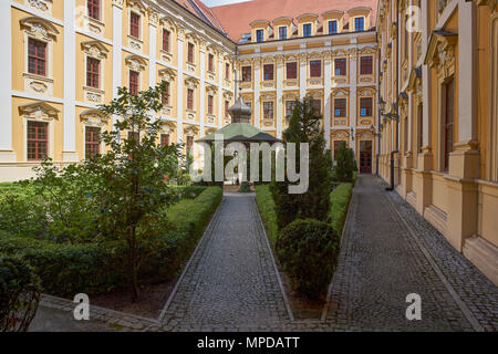 Wroclaw the baroque building of the philological faculty. former Jesuit college Wroclaw Stock Photo