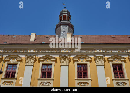 Wroclaw the baroque building of the philological faculty. former Jesuit college Wroclaw Stock Photo