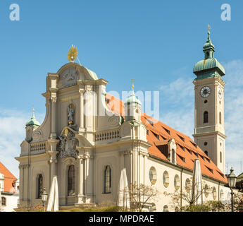 Heilig-Geist-Kirche church in Munich (Bavaria, Germany) Stock Photo