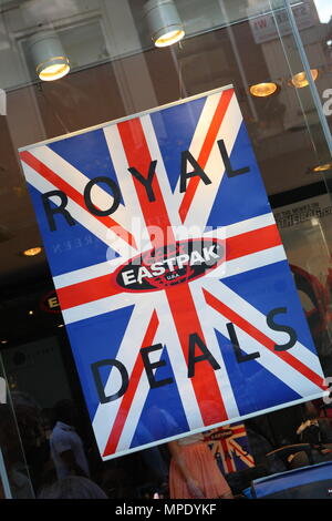 Commemorative memorabilia celebrating the Royal wedding of Prince William and Catherine Middleton on the 29th April 2011 at Westminster Abbey London UK Stock Photo