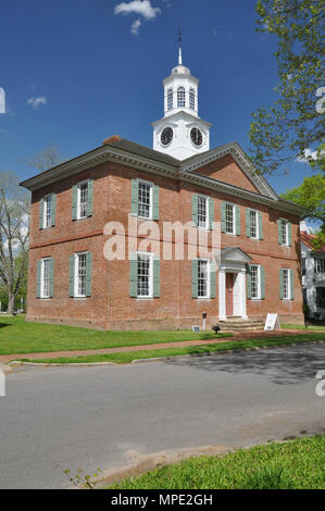 The Chowan County Courthouse the oldest public building in North Carolina. Stock Photo