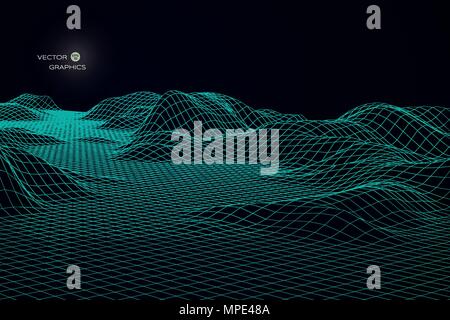 abstract vector landscape Stock Vector