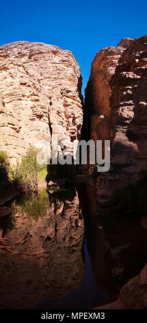 Bizzare rock formation at Essendilene in Tassili nAjjer national park, Algeria Stock Photo