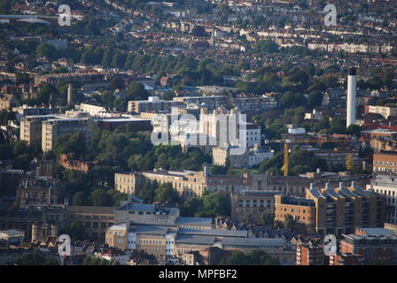 Bristol University Aerial View Stock Photo