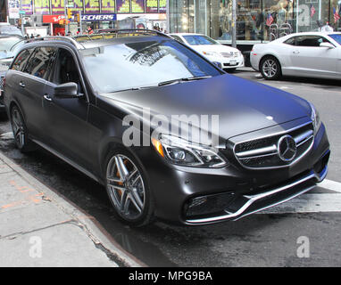 NEW YORK, NY May 23: Michael Strahan's car seen parked at ABC studios in New York. May 23, 2018. Credit: RW/MediaPunch Stock Photo