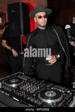 New York, NY, USA. 22nd May, 2018. Recording Artist/Philanthropist Kasseem Dean aka Swizz Beatz attends the Gordon Parks Foundation Awards Dinner & Auctionn: Celebrating the Arts & Humanitarianism held at Cipriani 42nd Street on May 22, 2018 in New York City. Credit: Mpi43/Media Punch/Alamy Live News Stock Photo