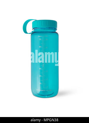 Sport bottle water on isolated white background. With clipping path. Stock Photo