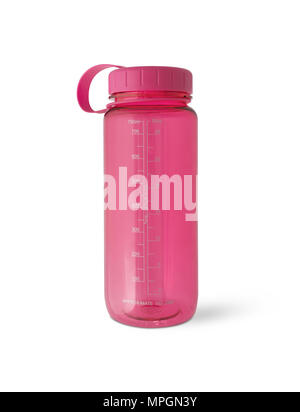 Sport bottle water on isolated white background. With clipping path. Stock Photo