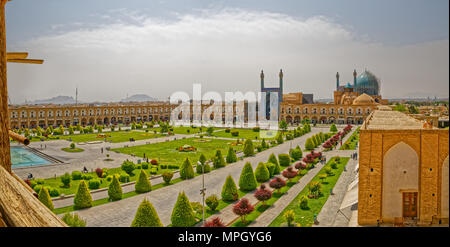 Isfahan Imam Square aerial Stock Photo