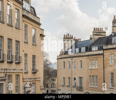 Georgian Architecture in Bath, England. Stock Photo