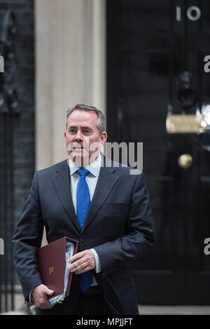 Downing Street, London, UK. 11th October 2016. Government ministers exit Downing Street after attending the Cabinet Meeting. Pictured: Liam Fox - Secr Stock Photo
