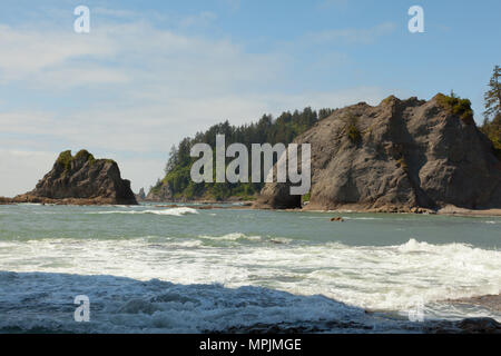 Rialto Beach, Olympic Coast, Washington State, USA Stock Photo