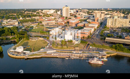 Riverfront and city view, Montgomery, Alabama, USA Stock Photo