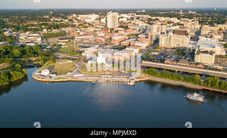 Riverfront and city view, Montgomery, Alabama, USA Stock Photo