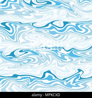 Abstract of clear wave water by marble background, Illustration vector eps10 Stock Vector