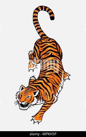 montetattoo:asian-tiger-arm-color-asian-tiger