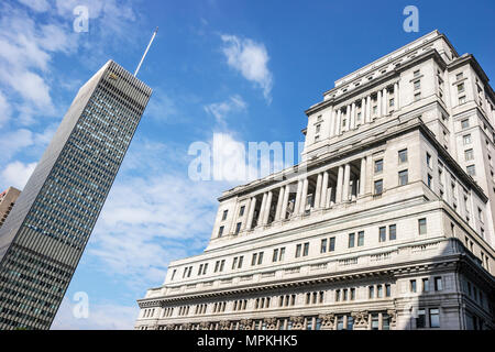 Montreal Canada,Quebec Province,Place Ville Marie,CIBC building,Sun Life Financial,headquarters,bank,banking,insurance,Canada070706002 Stock Photo