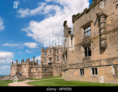 Historic 17th century Bolsover Castle, Bolsover, Derbyshire, England, UK Stock Photo