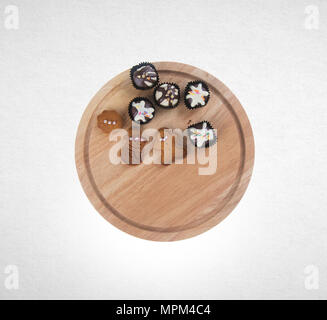 Cookie or Christmas Cookie on the background Stock Photo