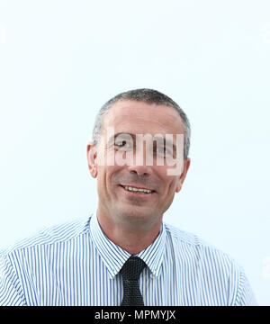 closeup portrait of a confident businessman. Stock Photo