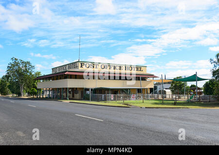 Historic Post Office Hotel in the small rural town of Chillagoe, Far North Queensland, FNQ, QLD, Australia Stock Photo