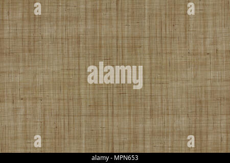 Old vintage brown linen texture or hemp cloth background Stock Photo