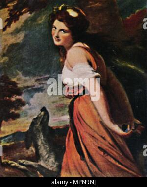 'Lady Hamilton 1761-1815. - Gemälde von Romney', 1934. Artist: Unknown. Stock Photo