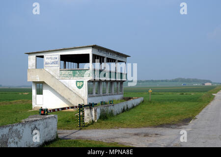 GUEUX, FRANCE - May 15, 2018: Historic Reims-Gueux circuit near Reims. Stock Photo