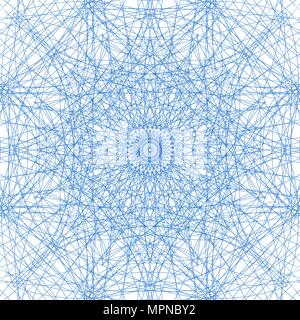 Guilloche seamless pattern rosette for different use: certificate, play money or security papers Stock Vector