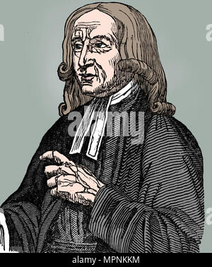 John Wesley, 18th century English non-conformist preacher, 1832. Artist: Unknown. Stock Photo