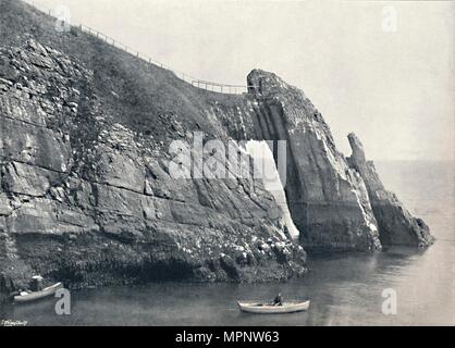 'Torquay - The Natural Arch (London Bridge)', 1895. Artist: Unknown. Stock Photo