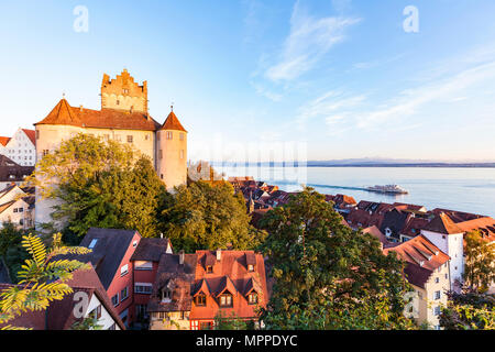 Germany, Baden-Wuerttemberg, Lake Constance, Meersburg, Meersburg Castle, lower city Stock Photo